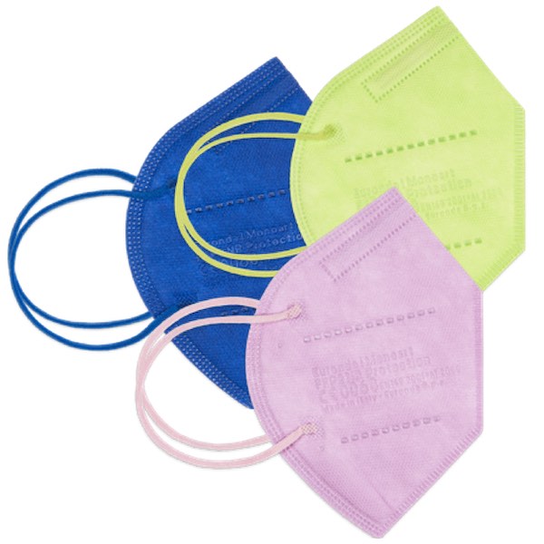 Masque FFP2 NR Protection couleur